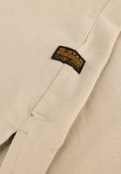 beige g-star raw t-shirt nifous r t