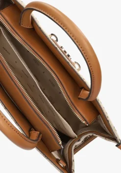 beige guess handtas neda 2 comp tote