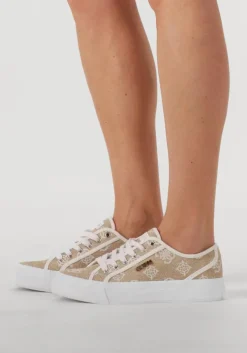 beige guess lage sneakers jelexa
