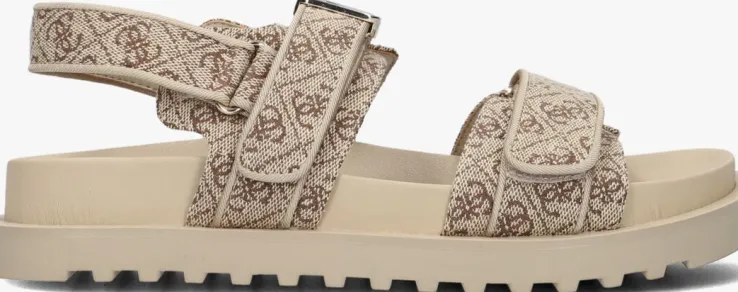 beige guess sandalen fabelis