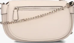 beige guess schoudertas fedora shoulder bag