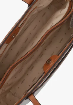 beige guess schoudertas sebina tote