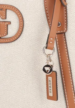 beige guess schoudertas sebina tote