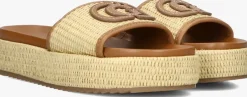 beige guess slippers lonney
