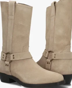 beige hip cowboylaarzen h437
