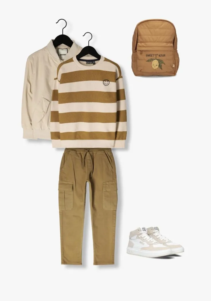 beige hip hoge sneakers h1808