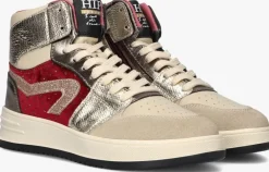 beige hip hoge sneakers h1012