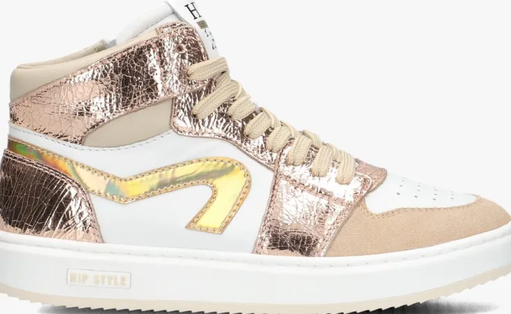 beige hip hoge sneakers h1765