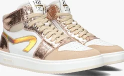 beige hip hoge sneakers h1765