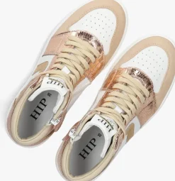 beige hip hoge sneakers h1765