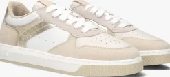 beige hip lage sneakers h1885