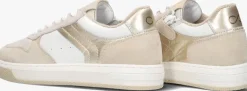 beige hip lage sneakers h1885