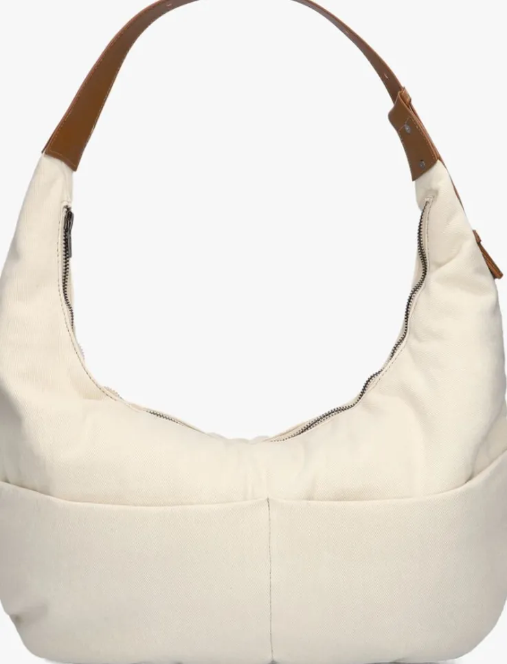 beige hvisk schoudertas terra