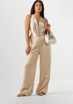 beige ibana jumpsuit olesia