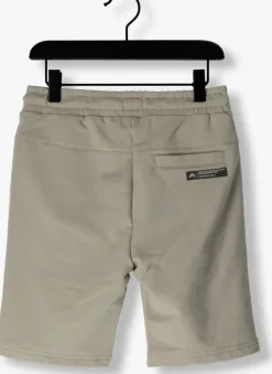 beige indian blue jeans korte broek jog short zip