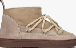 beige inuikii vachtlaarzen classic low