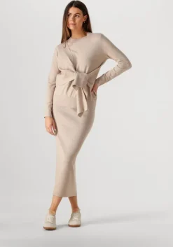 beige inwear maxirok udeliaiw rib skirt