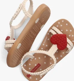 beige ipanema platte sandalen my first ipanema