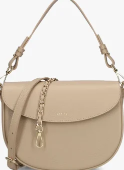 beige janice schoudertas tayler