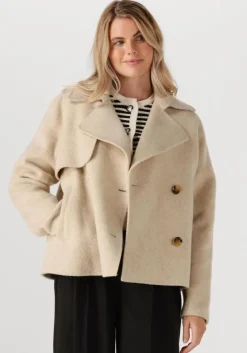 beige janice trenchcoats jean