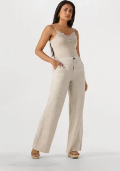 beige jansen amsterdam top alora hemdje tc 103 spaghetti with lace