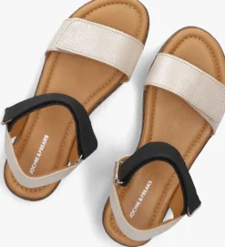 beige jochie & freaks platte sandalen soul