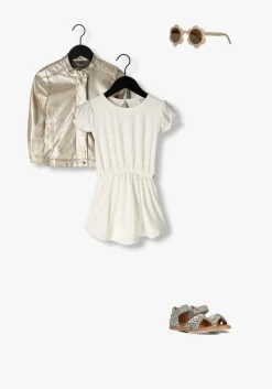 beige jochie & freaks platte sandalen coby