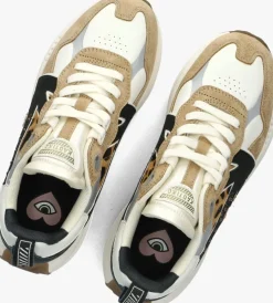 beige kaotiko lage sneakers detroit glam