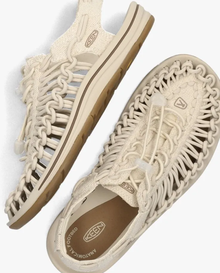 beige keen instappers uneek w