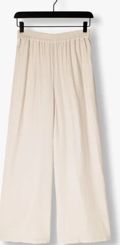 beige knit-ted wijde broek jalou