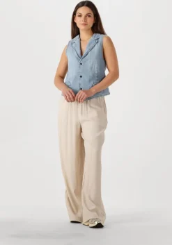 beige knit-ted wijde broek jalou