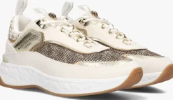 beige kurt geiger london lage sneakers kensington sneaker