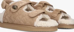 beige kurt geiger london pantoffels orson teddy