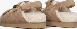 beige kurt geiger london pantoffels orson teddy