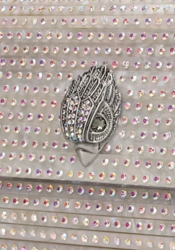 beige kurt geiger london clutch party eagle clutch