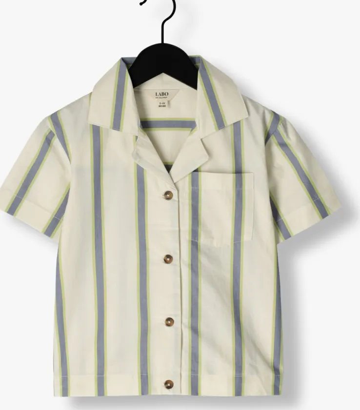 beige labo de colores casual overhemd nicho