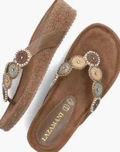 beige lazamani slippers 75.455