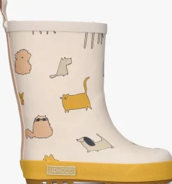 beige liewood regenlaarzen mason thermo rainboot