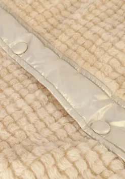 beige like flo gewatteerde jas ariana flo girls reversible hooded long jacket