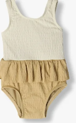 beige lil' atelier badpakken nbffauve swimsuit lil