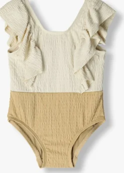 beige lil' atelier badpakken nmffauve swimsuit lil