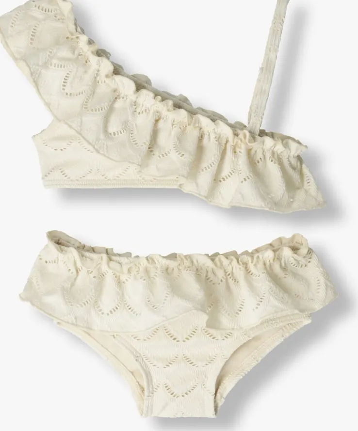 beige lil' atelier bikini's nmffelony swim set lil