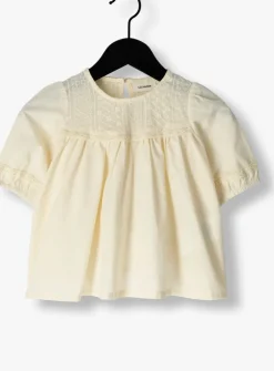 beige lil' atelier blouses nmfdaisy ss loose shirt lil