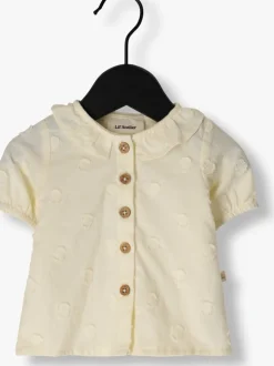 beige lil' atelier blouses nbffranny ss loose shirt lil