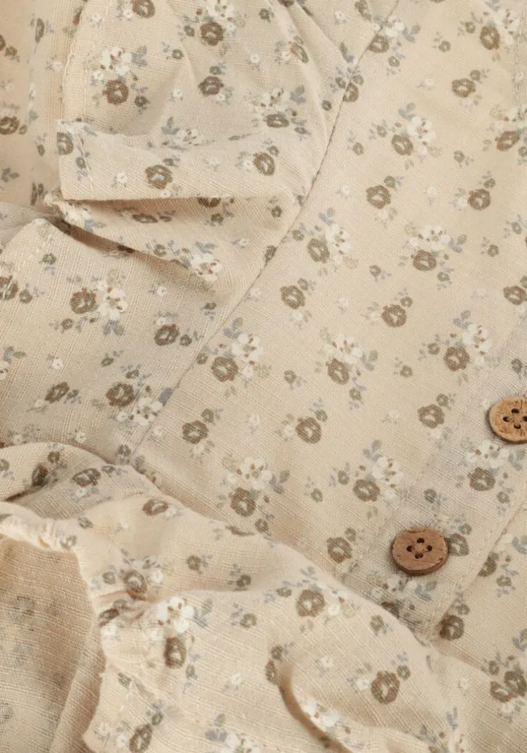 beige lil' atelier jurken nbflacy loose body dress lil