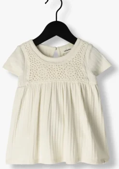 beige lil' atelier jurken nbfflora ss body dress lil