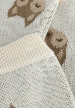 beige lil' atelier lange broeken nbmlamoe knit pant lil