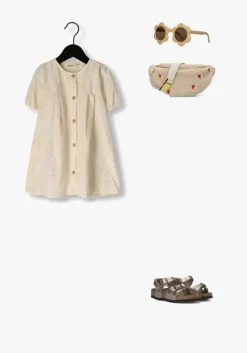 beige lil' atelier mini jurk nmffuna ss loose dress lil