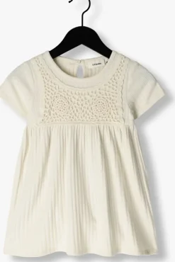 beige lil' atelier mini jurk nmfflora ss dress lil