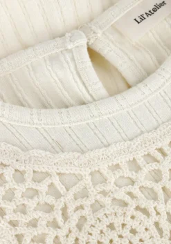 beige lil' atelier mini jurk nmfflora ss dress lil